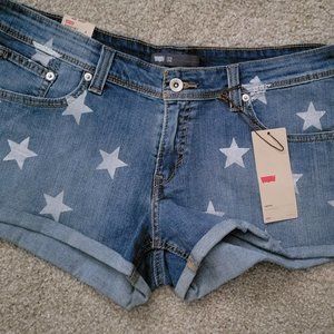 Levi's star spangled shorts